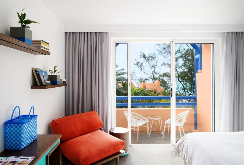 Numurs ar skatu uz dārzu pie viesnīcas SALT of Palmar