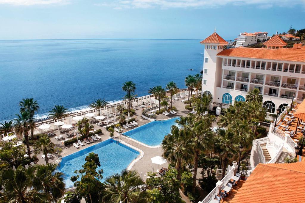 Riu Madeira panoramic view with beach and pools