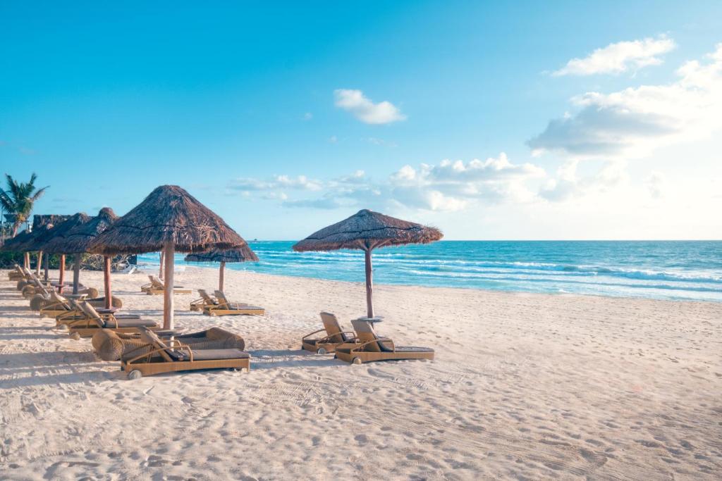 Piedzīvojiet relaksāciju piekrastē ar saulessargiem JOIA Paraiso by Iberostar.