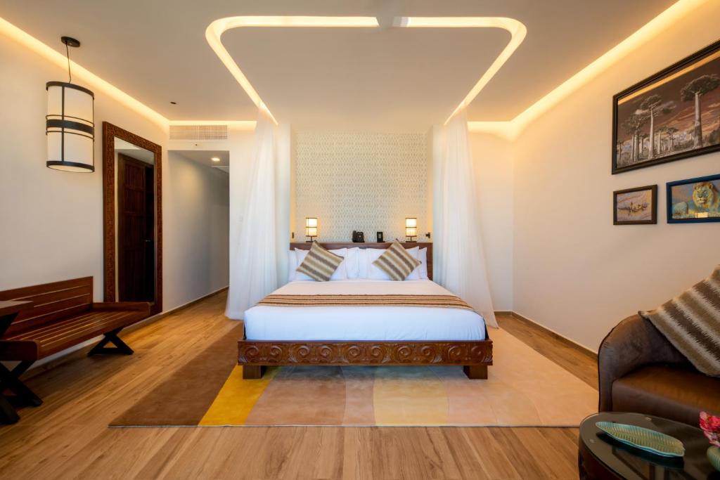 Elegants The Mora Zanzibar numurs ar modernu dizainu.