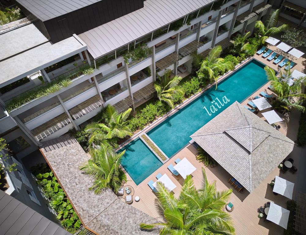 Laila, Seychelles, a Tribute Portfolio Resort panoramic view with beach and pools