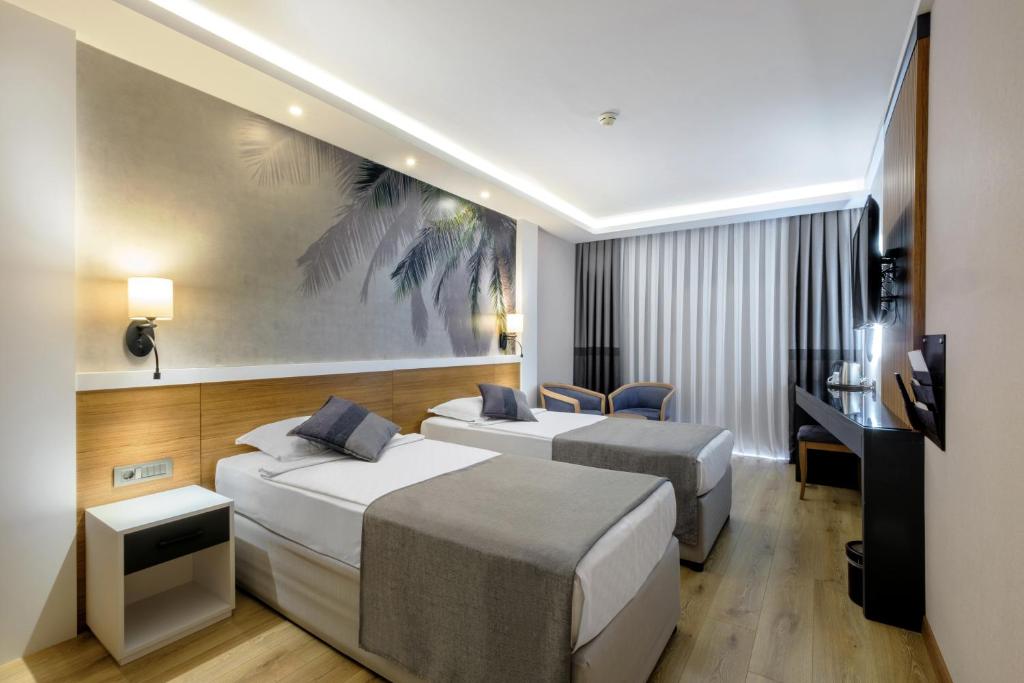 Numuri ar divām gultām un modernu interjeru Alba Resort Hotel