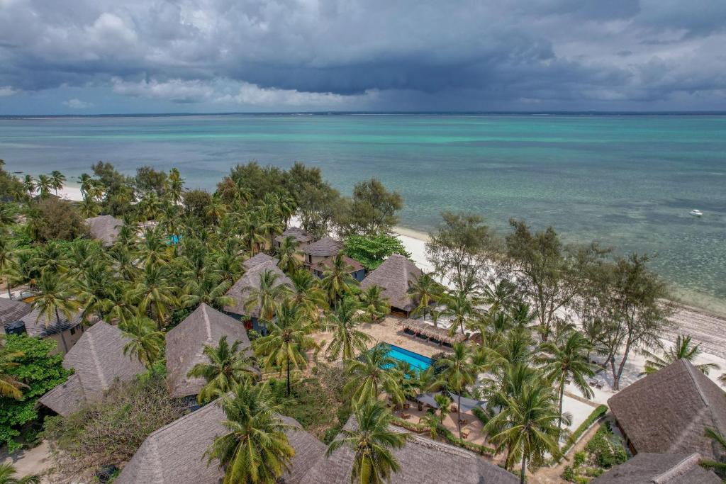 Michamvi Sunset Bay panoramic view with beach and pools