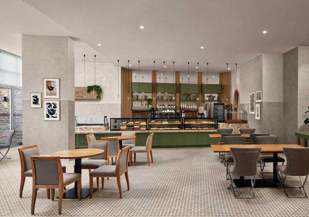 Mūsdienīgs bistrō ar kafijas un konditorejas izstrādājumiem Akra Sorgun Tui Blue Sensatori