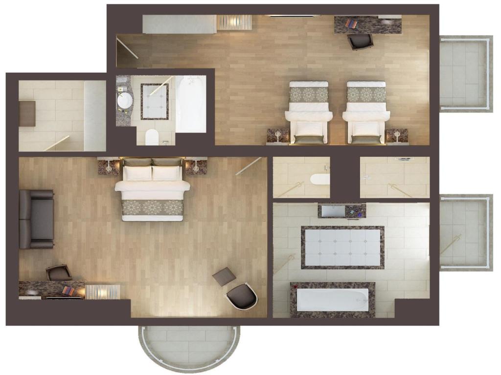 Gural Premier Belek luksusa numura plānojums