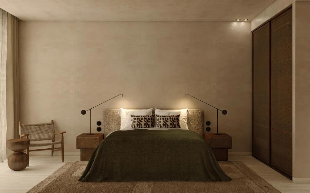 Elegants numurs ar mūsdienīgu dizainu viesnīcā OKU Bodrum.