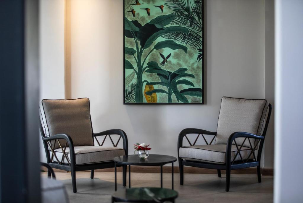 Mierīga atpūtas zona ar diviem krēsliem Sea Diamond Boutique Hotel & Spa