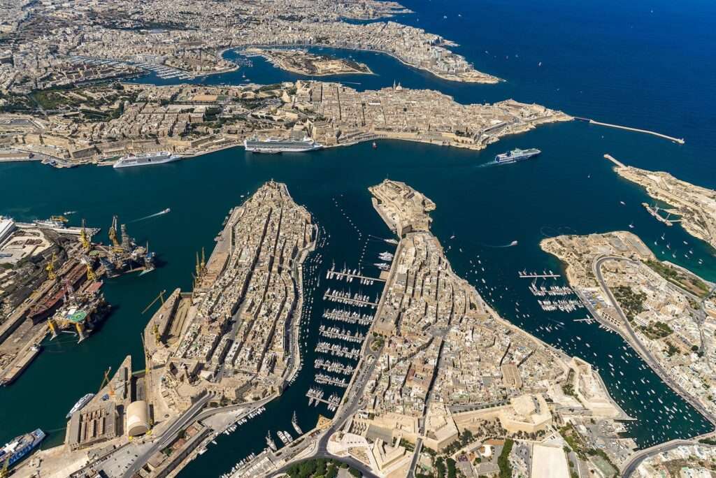 Grand Harbour panorāma Valletā – Dienvidjūras piekraste kruīzā Vanilla Travel