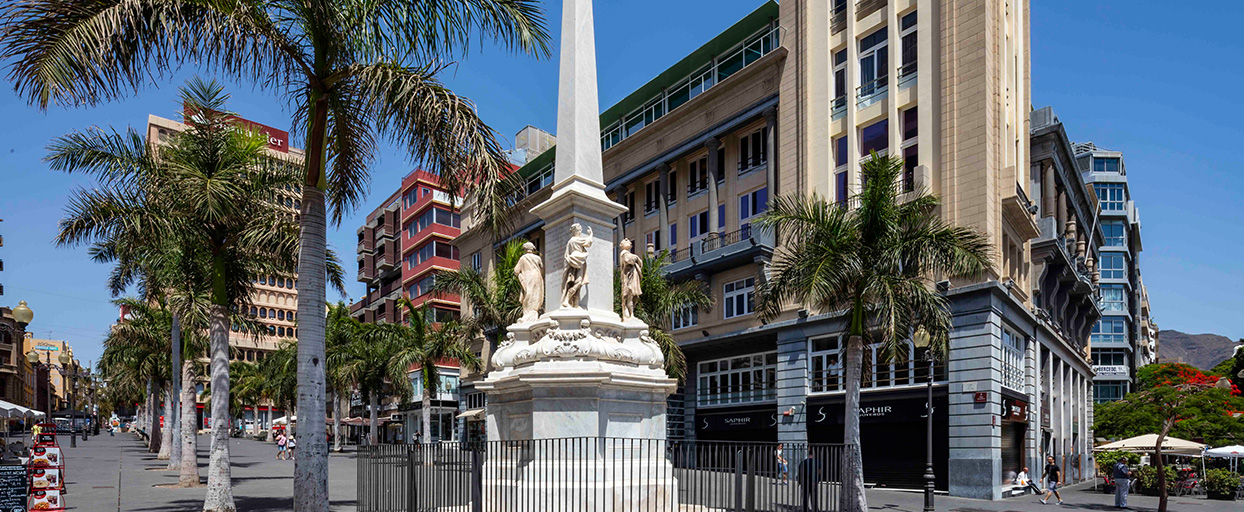 Plaza de España Tenerifē – krāšņa arhitektūra un skati uz ūdeni kruīza pieturpunktā