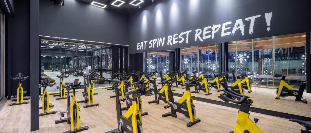 Treniņu zāle ar velosipēdiem Nirvana Cosmopolitan