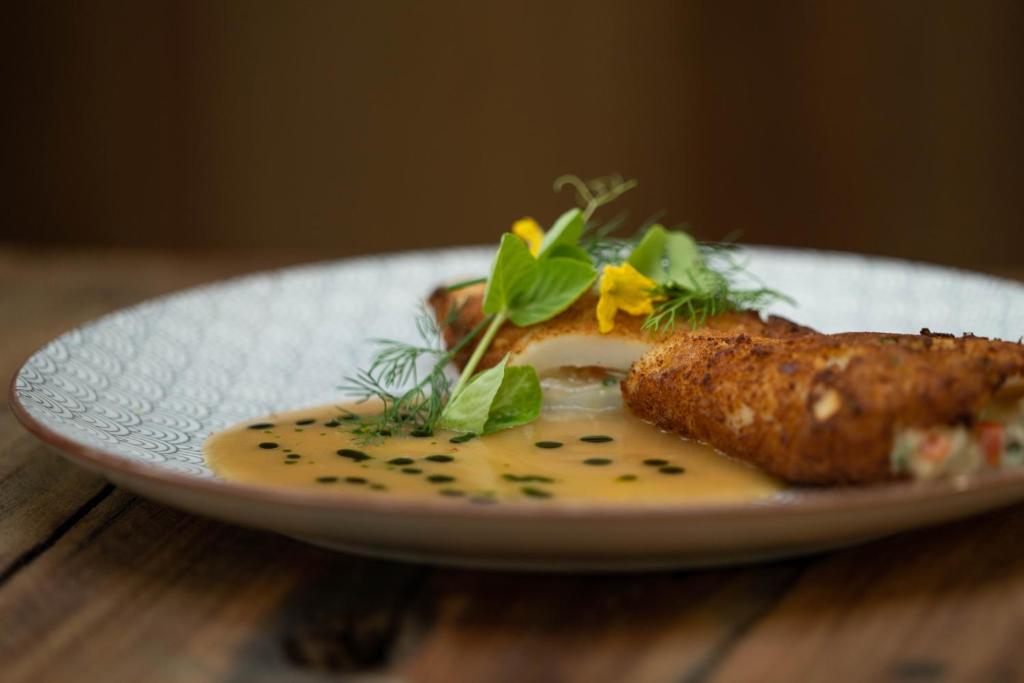 Gourmet dish at The One Resort Zanzibar restaurant.