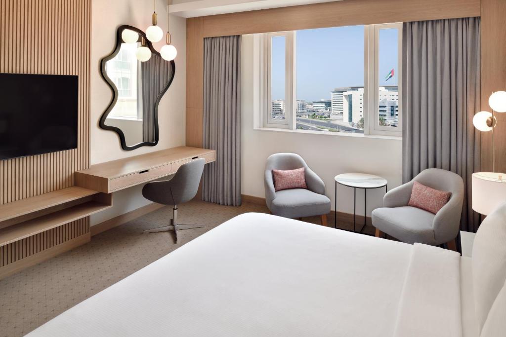 Numurs ar skatu Crowne Plaza Dubai Jumeirah viesnīcā