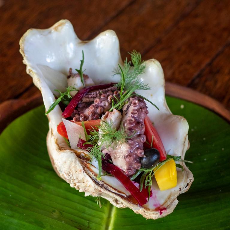 Jūras velšu ēdiens restorānā The One Resort Zanzibar