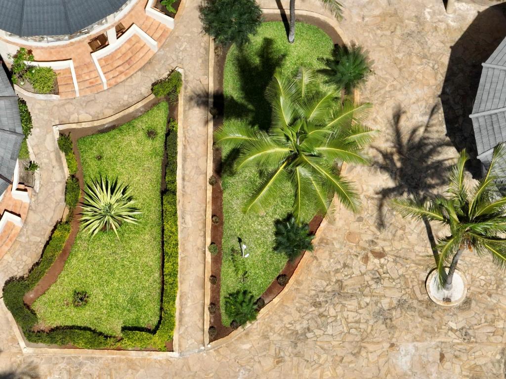 Zula Zanzibar dārza skats no augšas