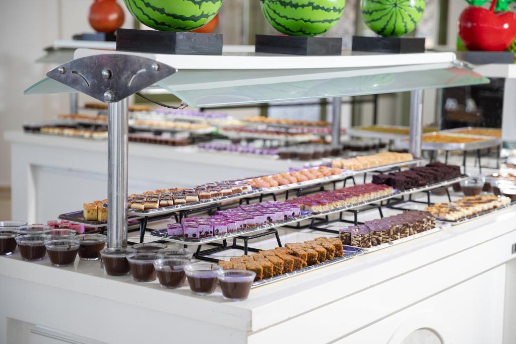 Deserts and sweets selection at Anadolu Hotels Didim Club buffet