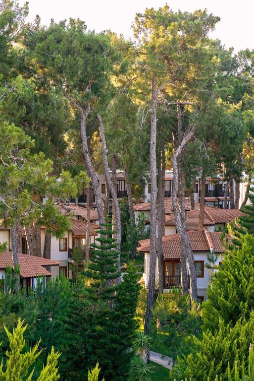 Viesnīca Voyage Sorgun ieskauta zaļumā ar koka mājiņām