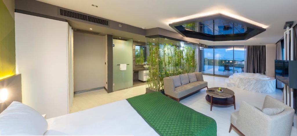 Moderns numurs ar skatu uz dabu Bosphorus Sorgun Hotel