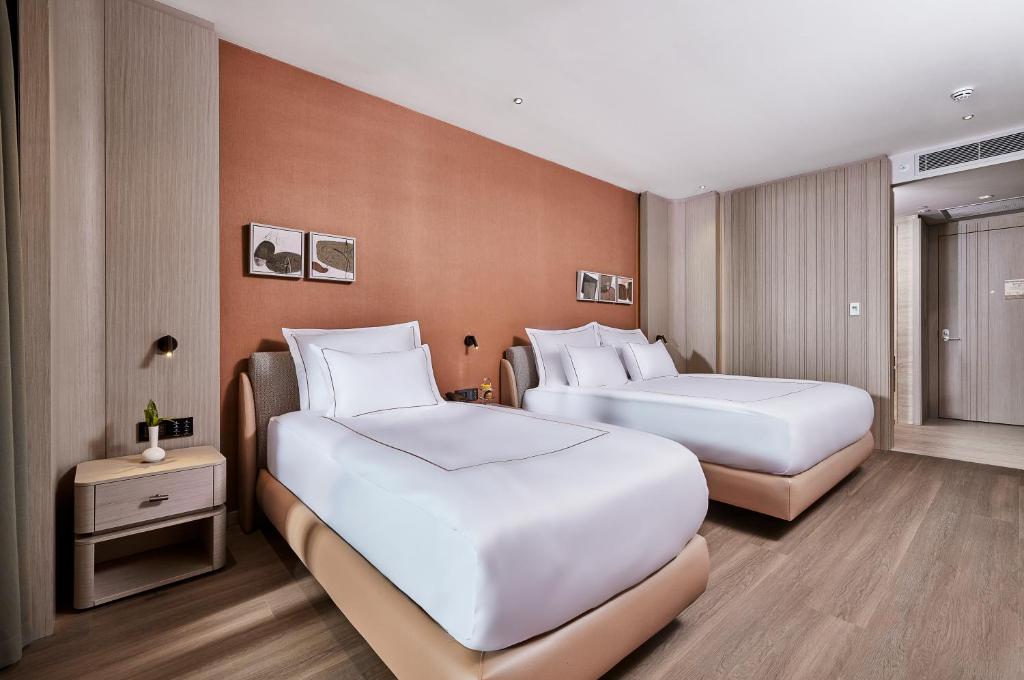 Divvietīgs numurs viesnīcā Lusso Sorgun ar modernu interjeru.