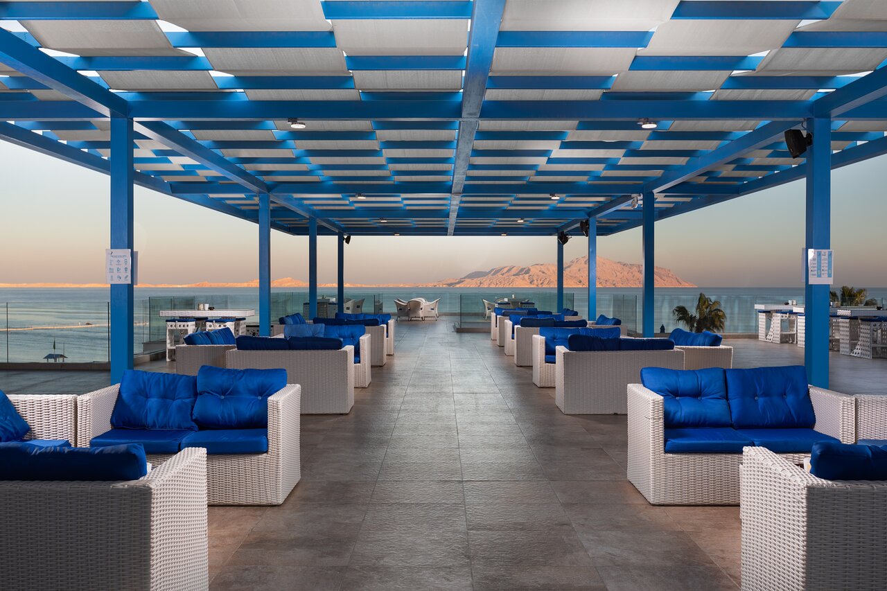 Āra terase ar jūras skatu Pickalbatros Palace Sharm El Sheikh