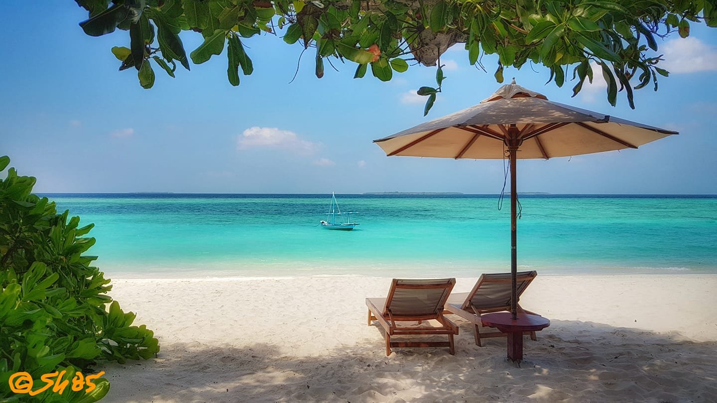The Barefoot Eco Hotel panoramic view with beach and pools