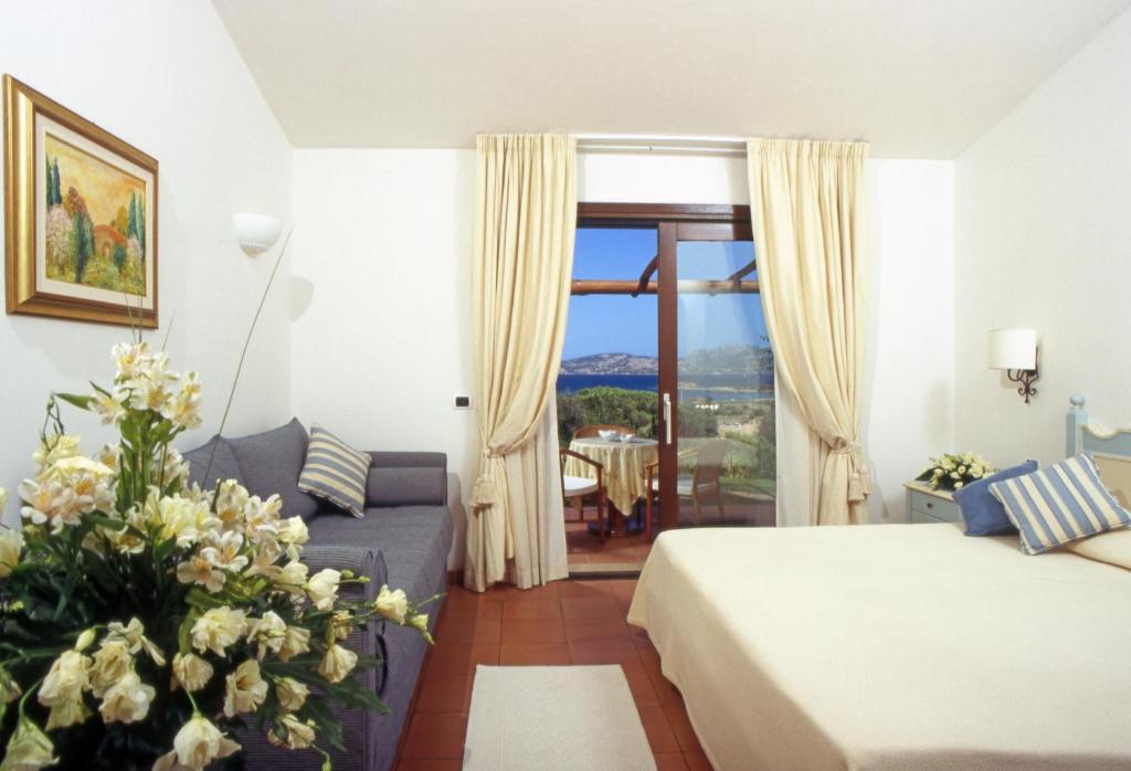 Numurs ar skatu uz jūru Hotel Stelle Marine.