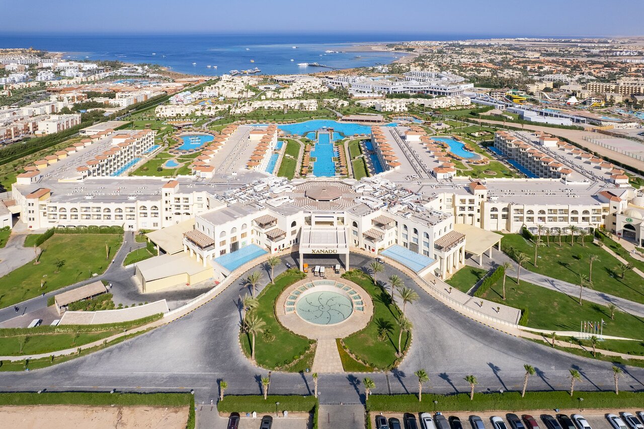 Xanadu Club Makadi Bay piekrastes skats ar baseiniem