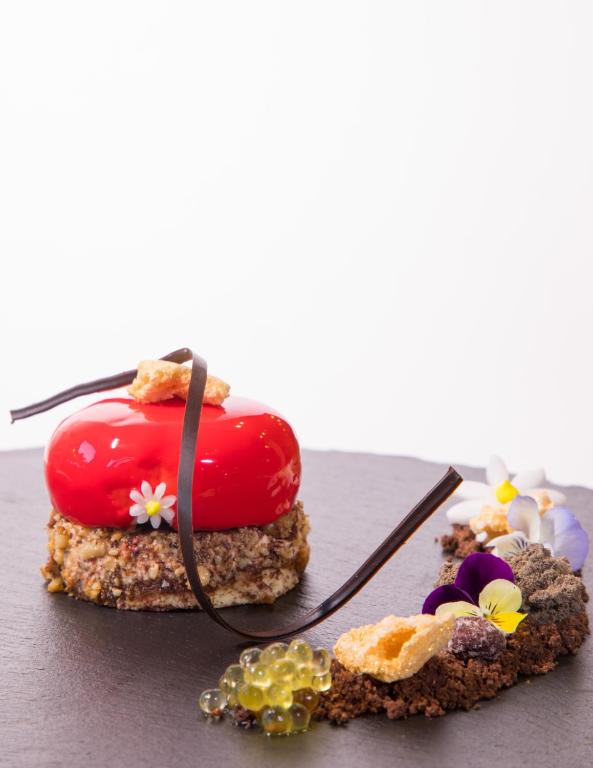 Gardēžu deserts Seasense Boutique Hotel & Spa restorānā