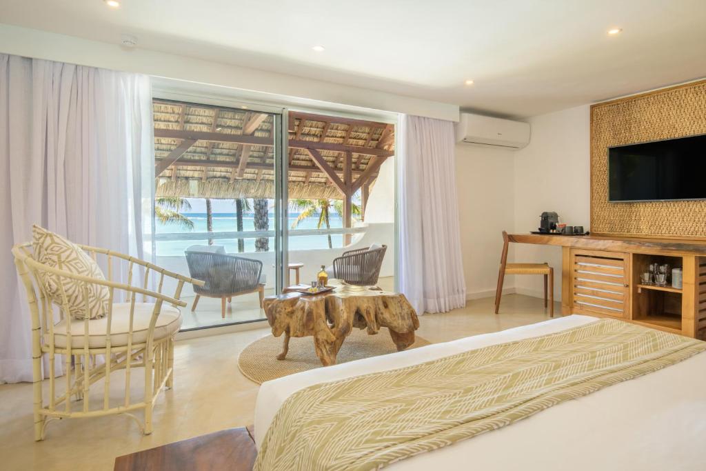 Seasense Boutique Hotel & Spa numurs ar skatu uz okeānu