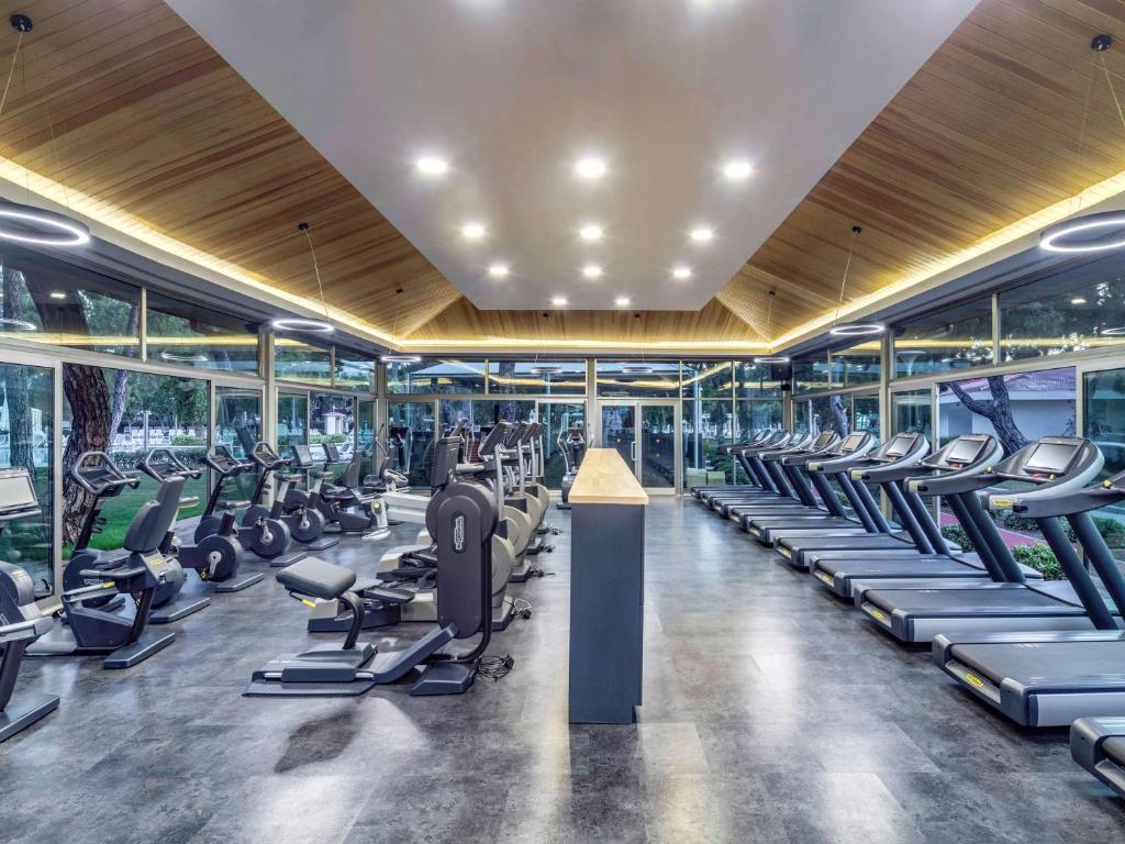 Mūsdienīgs fitness centrs Rixos Sungate - The Land of Legends Access ar modernām iekārtām.