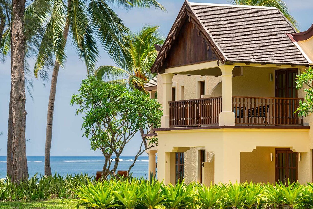 Hilton Mauritius Resort & Spa piekrastes villas skats