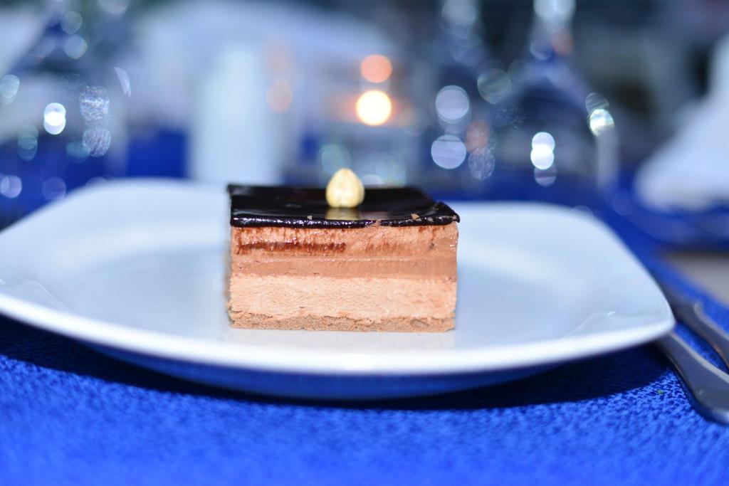 Gards šokolādes deserts One resort aqua park & spa restorānā.