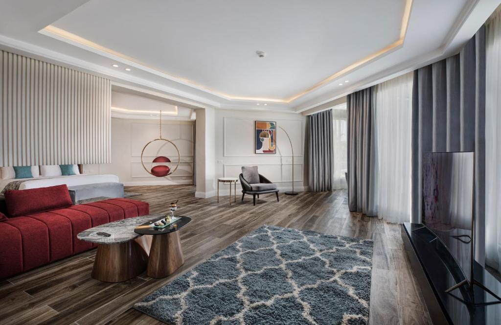 V Hotel Sharm El Shiekh moderns numurs ar elegantu interjeru.