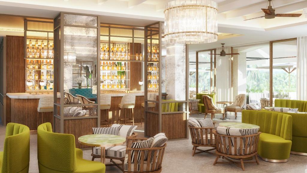 Moderns bārs Gran Hotel Taoro ar elegantu dizainu