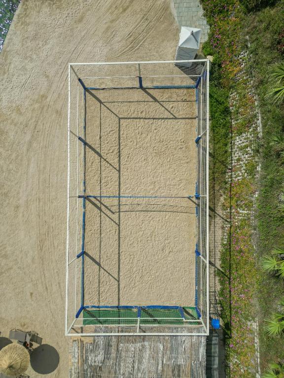 Smilšu volejbola laukums pie La Blanche Island Bodrum viesnīcas