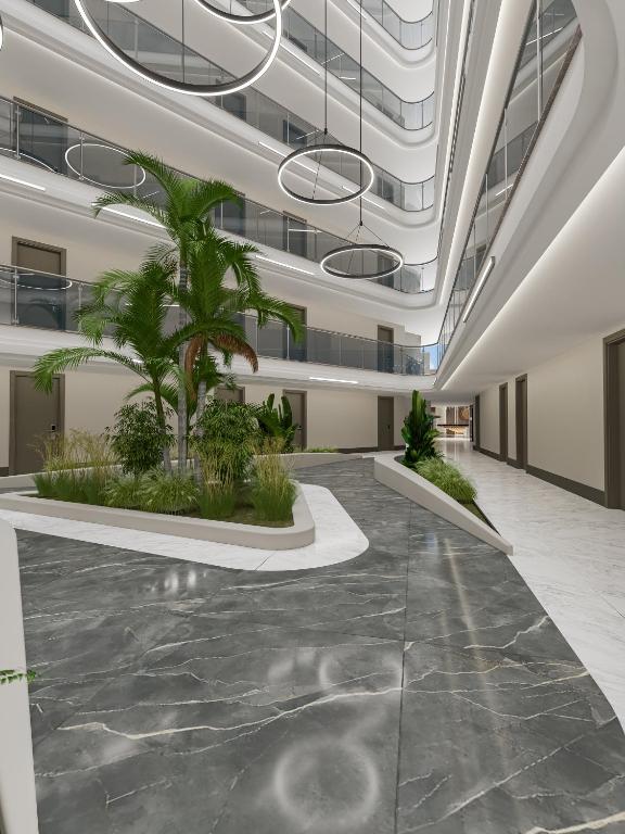 Moderns iekšpagalms ar augiem Annabella Diamond Hotel