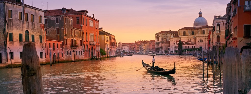Venēcijas Lielais kanāls – gondola saulrietā Vanilla Travel kruīzā