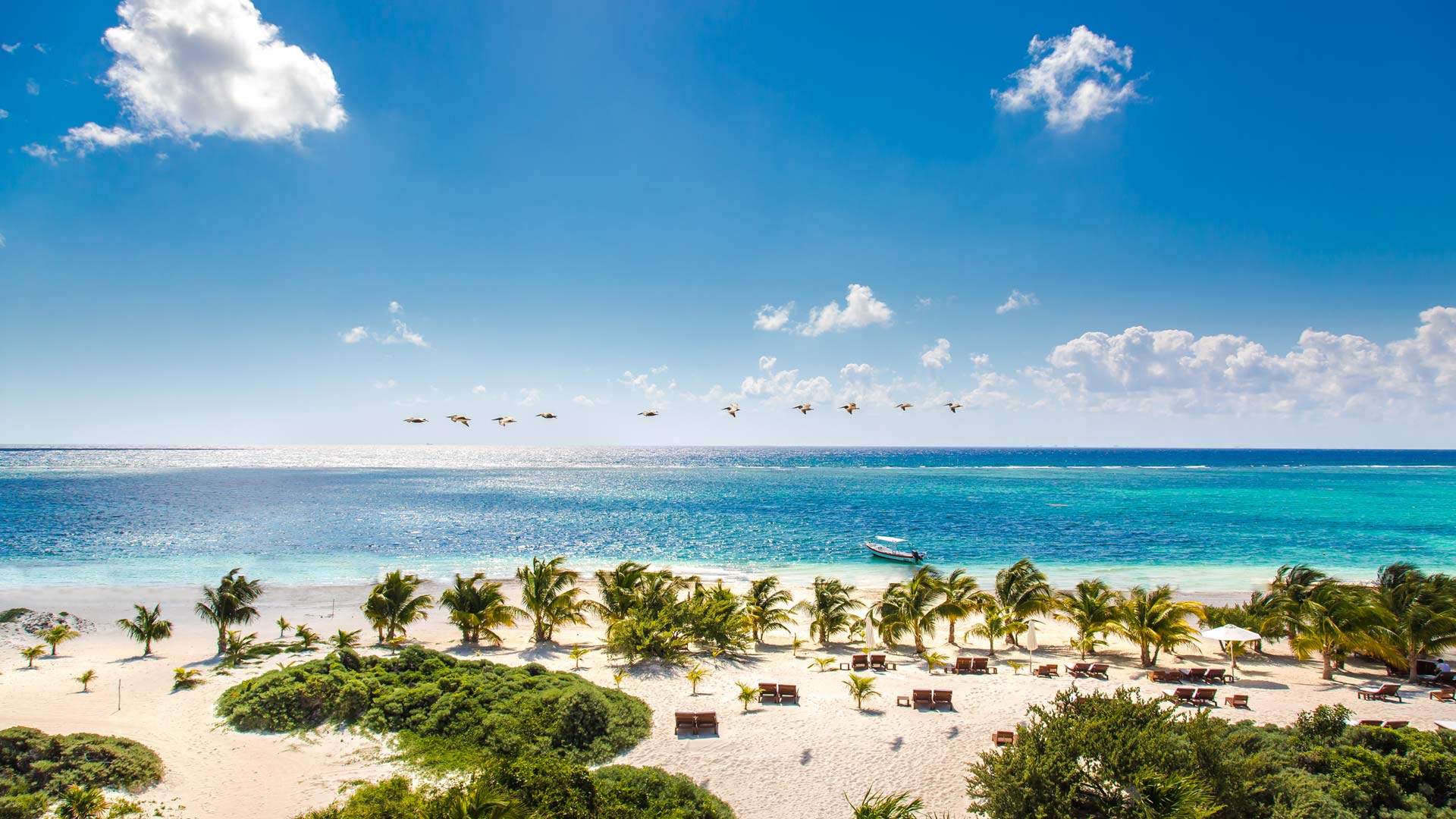 Cancunas pludmale Meksikā – balto smilšu pludmale un tirkīza ūdeņi Vanilla Travel ceļojumā