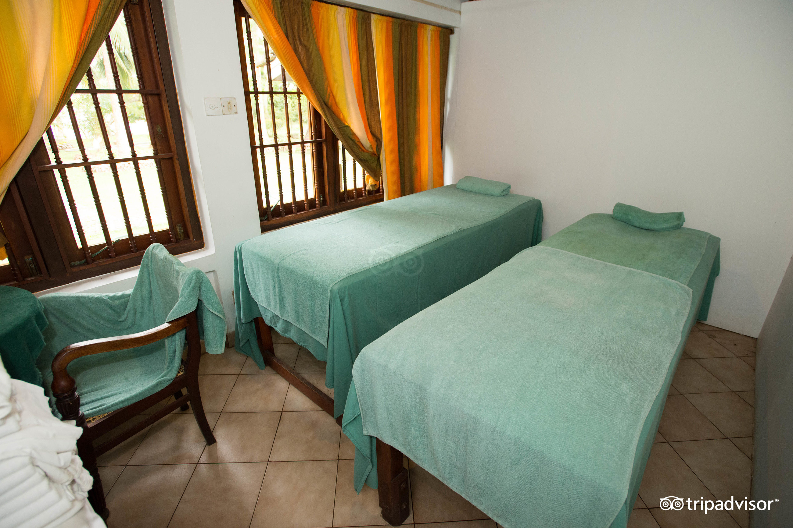 Club Bentota spa telpa ar divām masāžas gultām