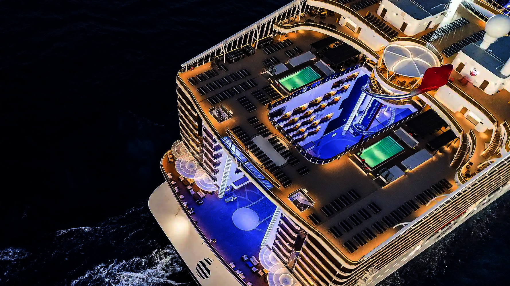 MSC World Europa ūdens parks - aizraujoši slidkalniņi MSC Cruises kruīzā