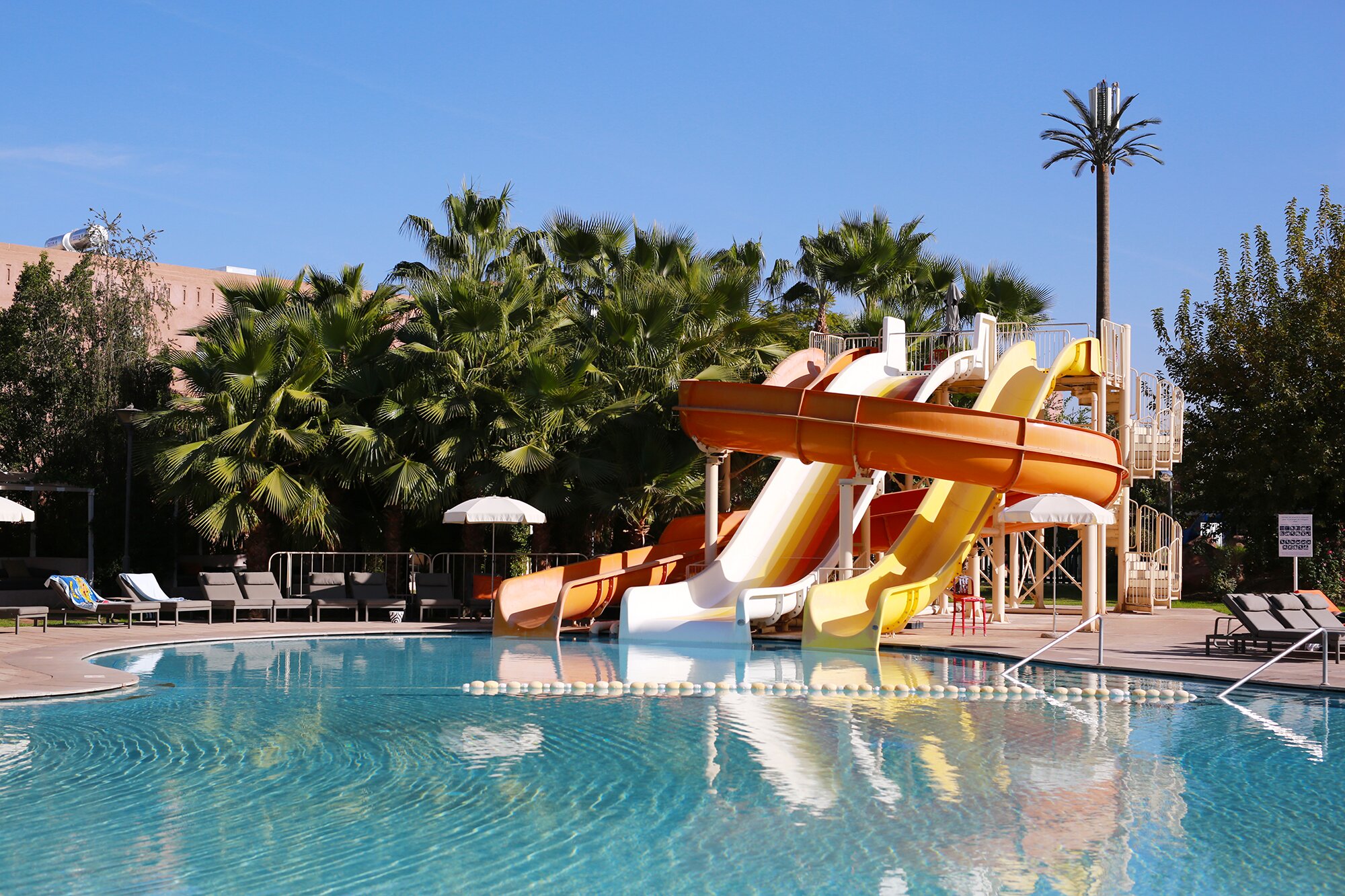 Kenzi Club Agdal panoramic view with beach and pools
