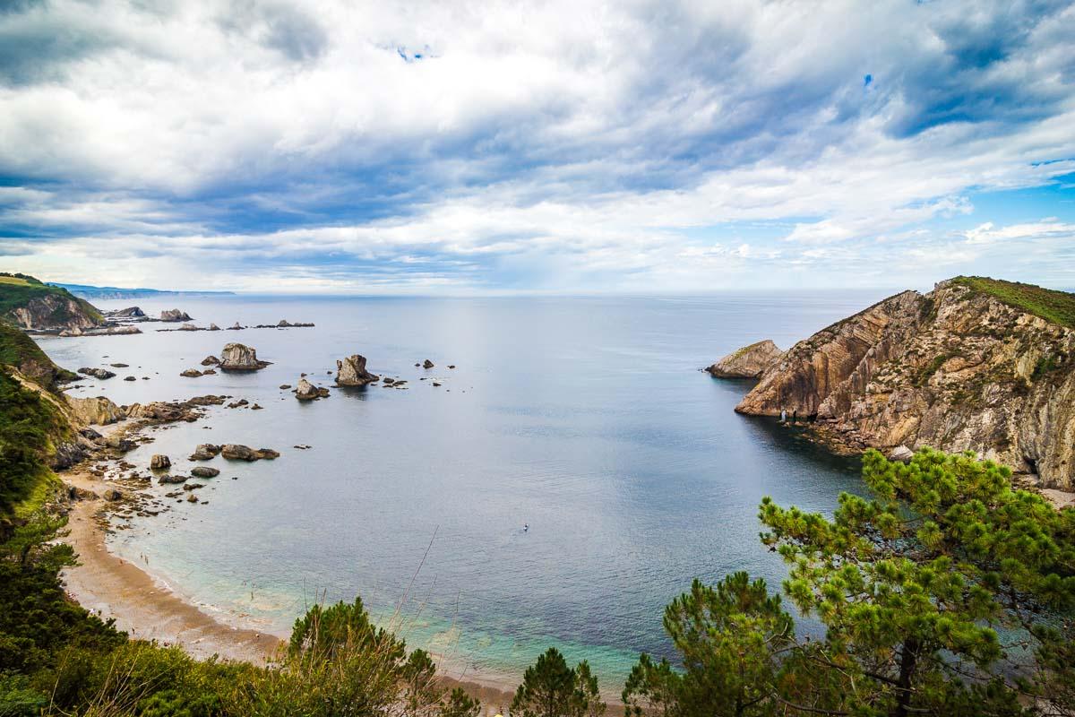 Playa del Silencio pludmale Spānijā – gleznaina ainava un jūra Vanilla Travel ceļojumā