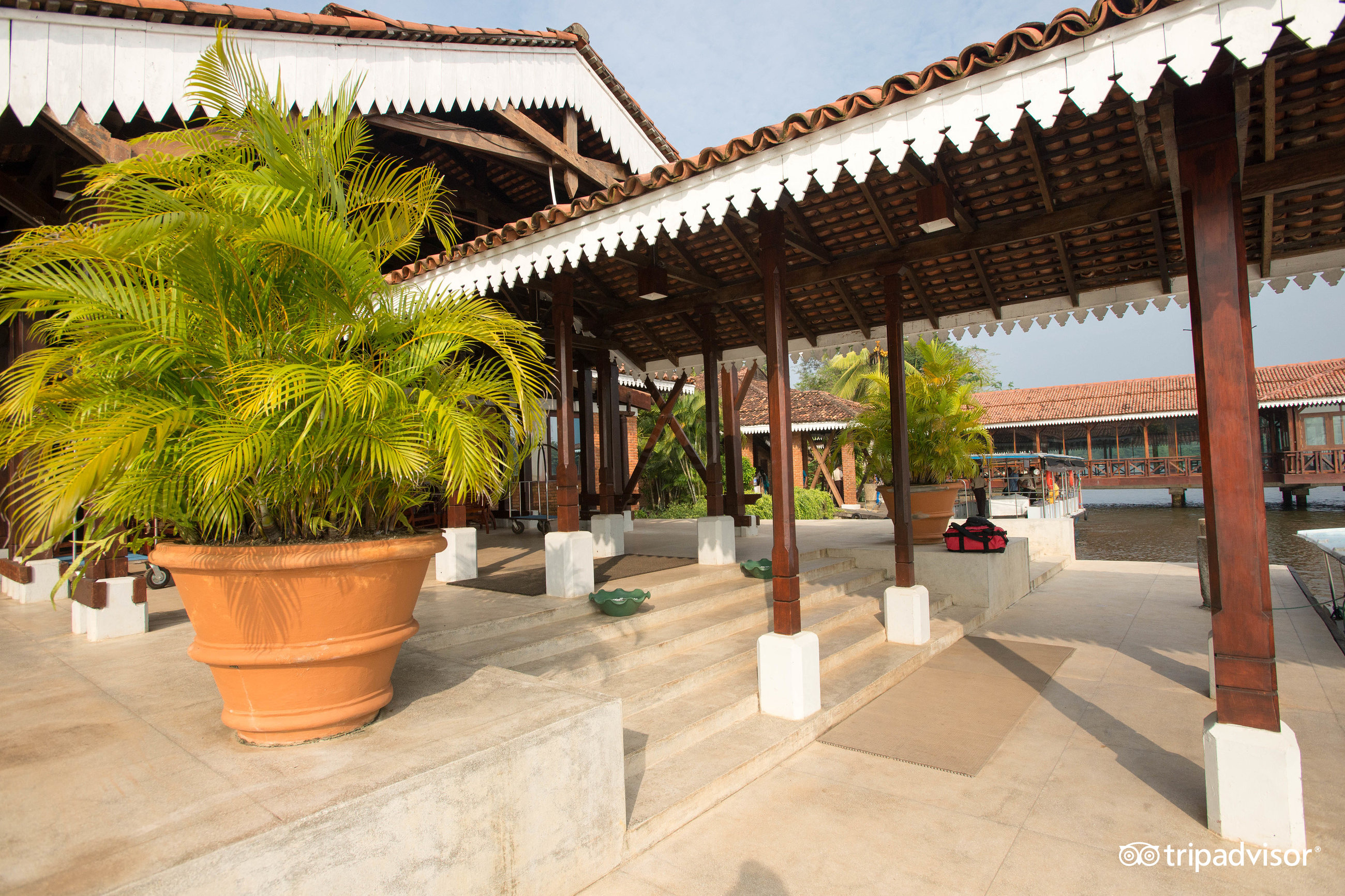 Āra terase ar augiem Club Bentota viesnīcā